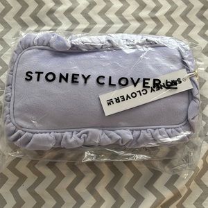 Stoney Clover Velvet Ruffle Small Pouch - galaxy